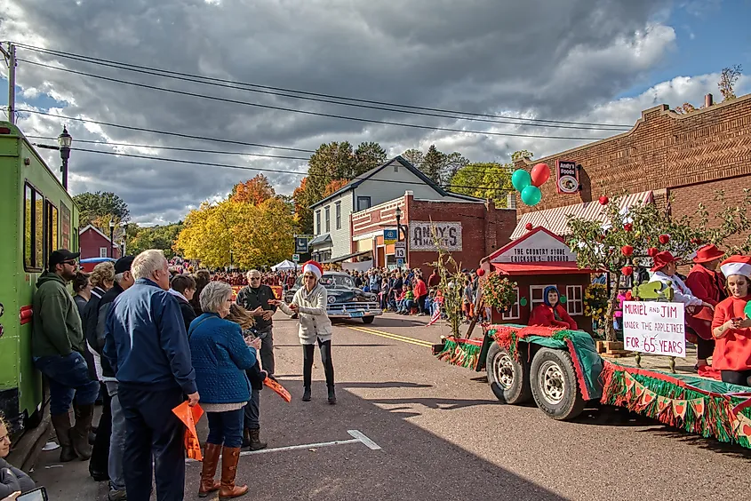 Annual Applefest celebrations in Bayfield, Wisconsin.