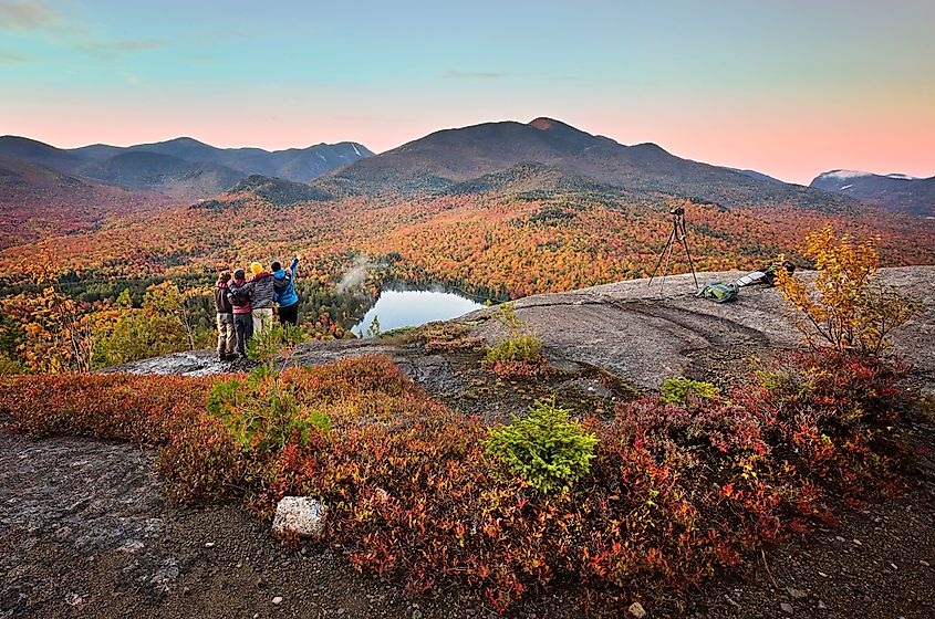 Heart Lake in the Adirondack Mountains