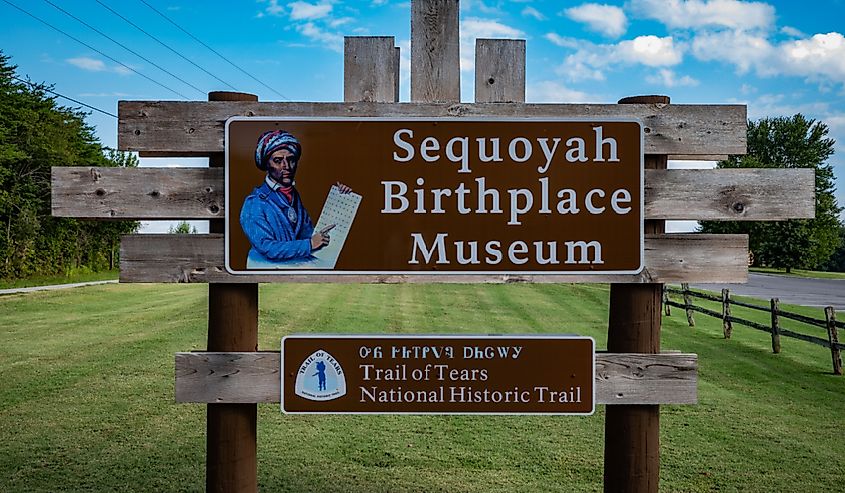 Sequoyah Birthplace Museum, Vonore, Tennessee.