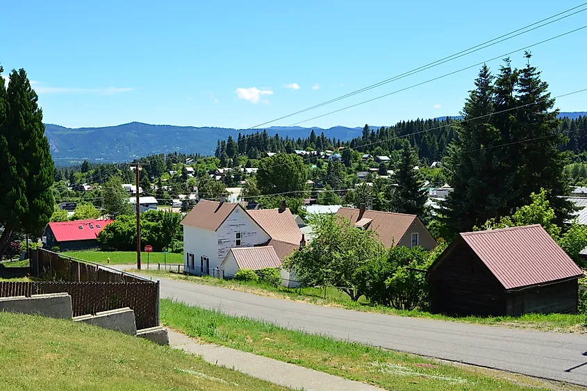 Idaho Avenue in Roslyn, Washington.
