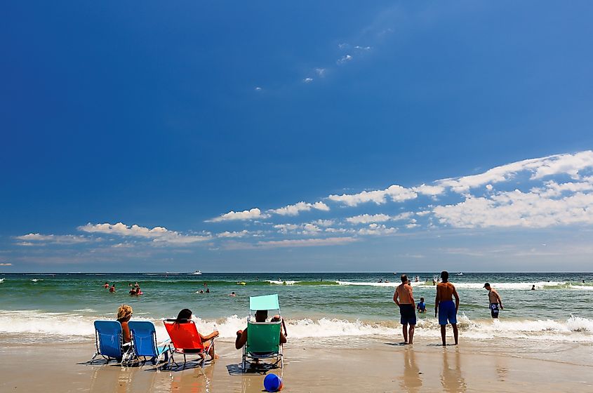 Narragansett Town Beach in Rhode Island.