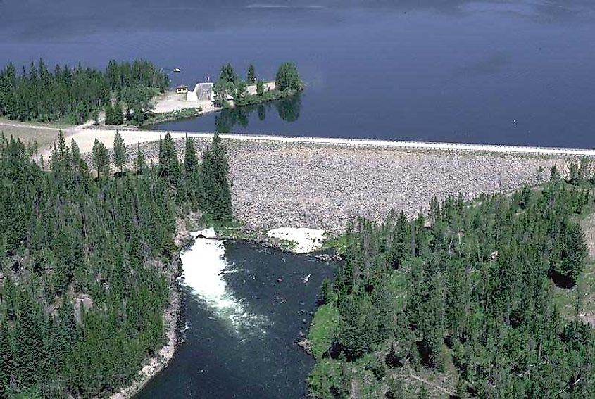 Island Park Dam. 