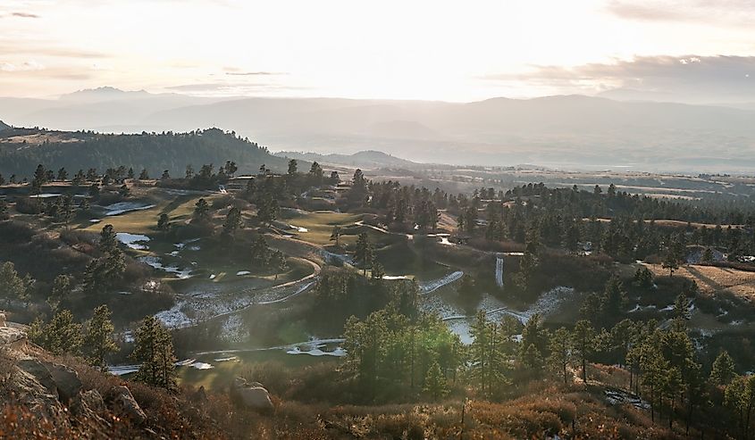 Overlooking Daniels Park in Denver