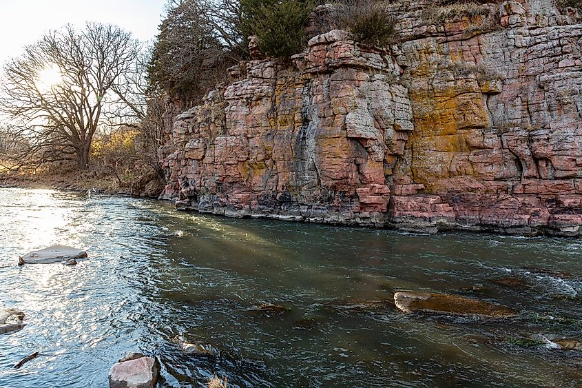 Split Rock Creek in Palisades State Park, South Dakota.