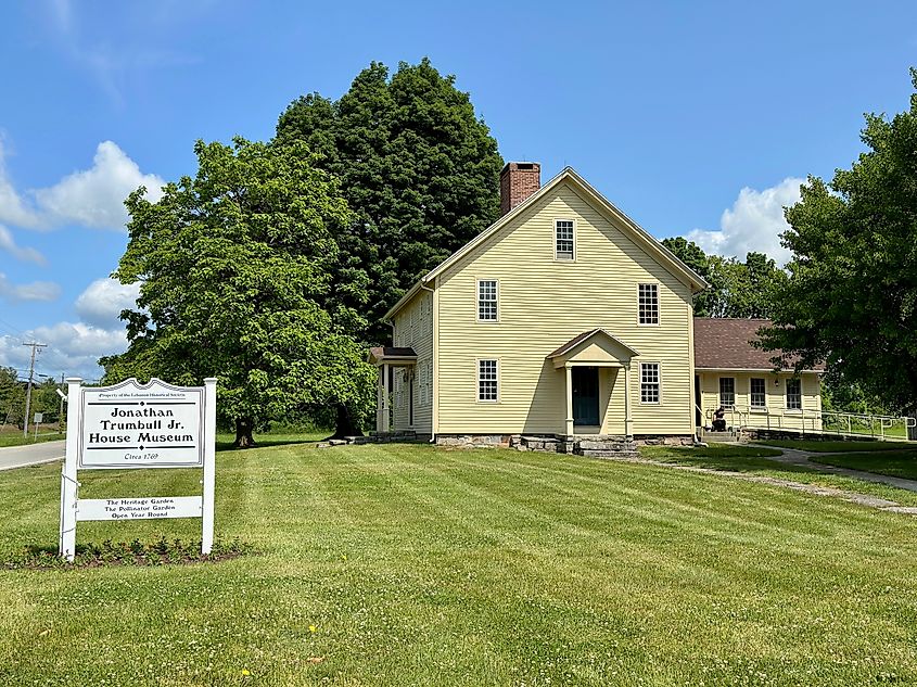 Jonathan Trumbull Jr. House Museum in Lebanon, Connecticut.