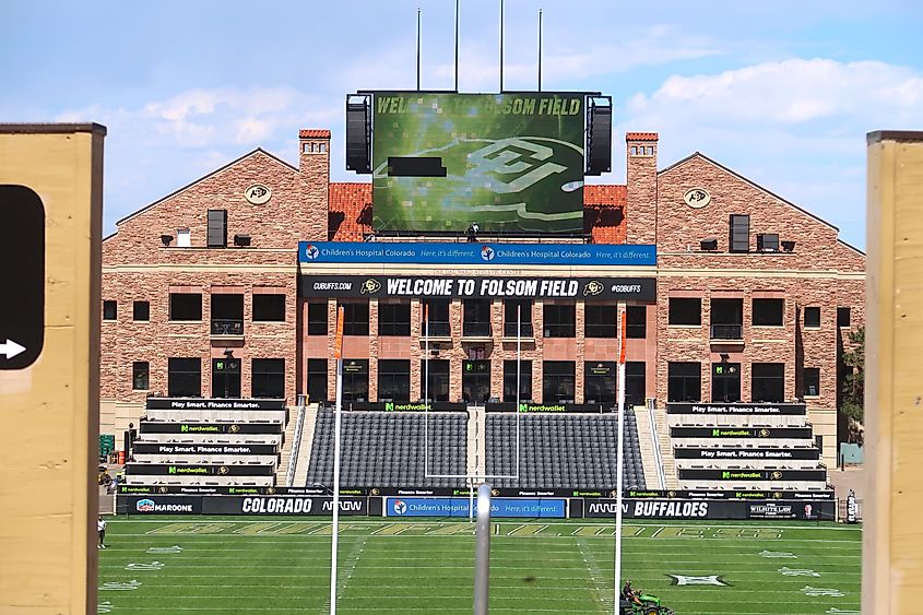 The Folsom Field in Boulder City, Colorado.