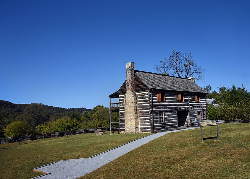 Jacob Wolfe Historic Site in Norfork, Arkansas