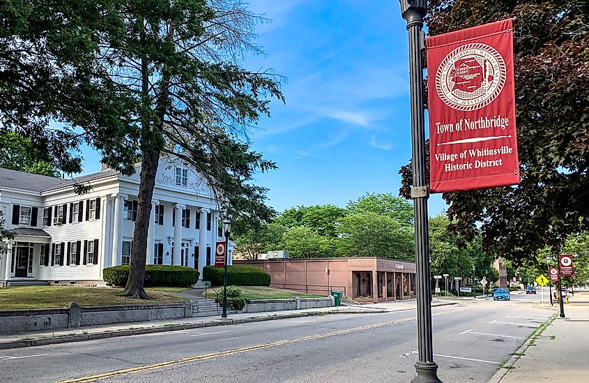 Whitinsville Historic District. In Wikipedia. https://en.wikipedia.org/wiki/Whitinsville_Historic_District By Kenneth C. Zirkel - Own work, CC BY-SA 4.0, https://commons.wikimedia.org/w/index.php?curid=92620485