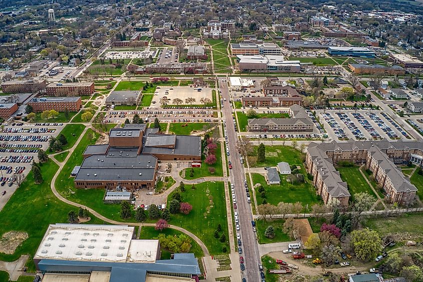 State University in Vermillion, South Dakota.