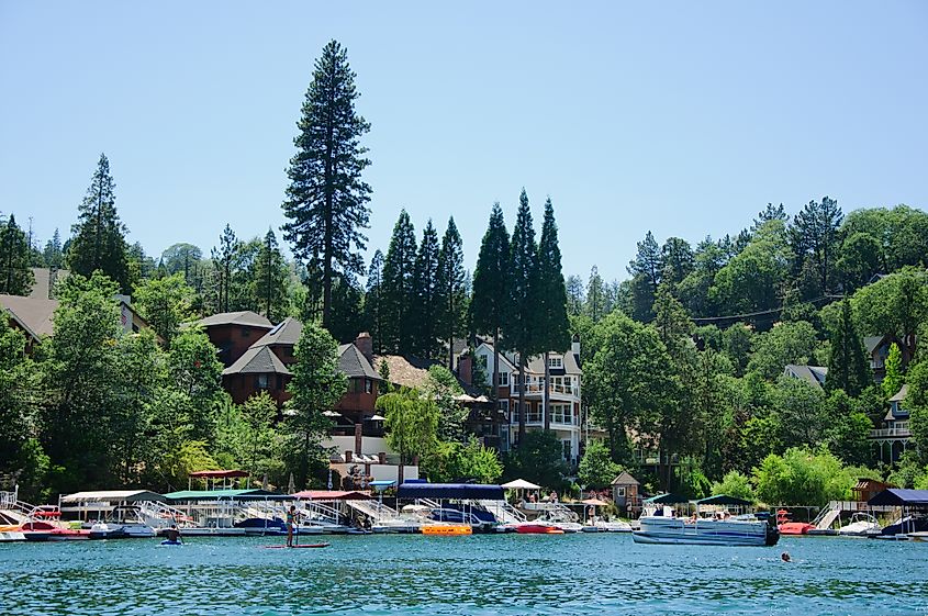 The beautiful settings of Lake Arrowhead, California