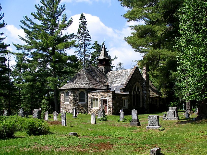 A beautiful church in Paul Smiths, New York.