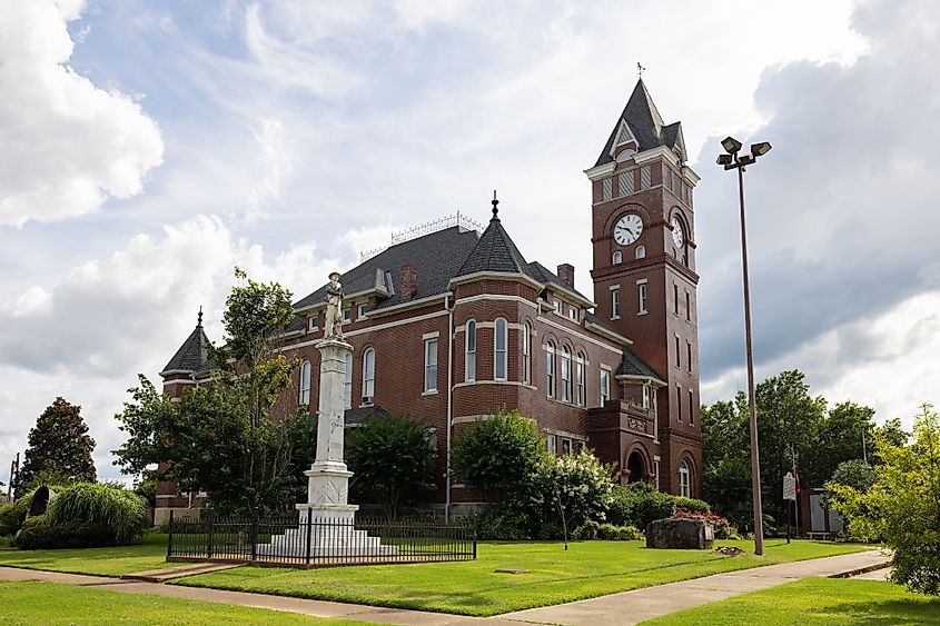 The Historic Clark County Courthouse in Arkadelphia, Arkansas.