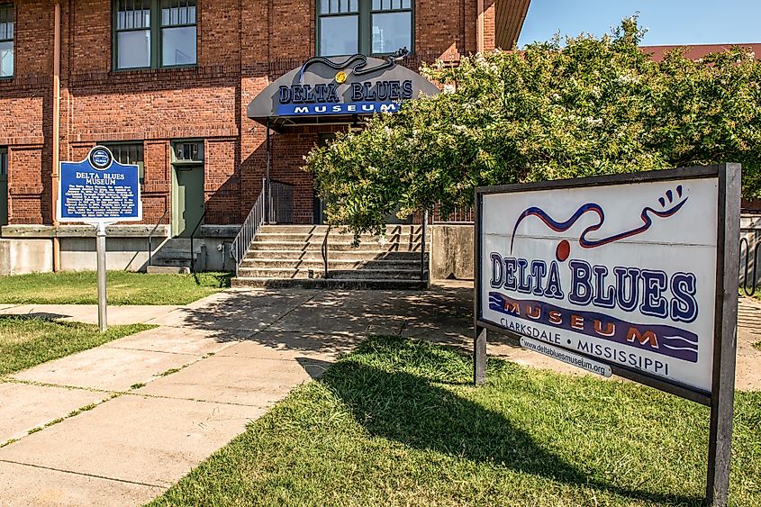 The Delta Blues Museum in Clarksdale, Mississippi