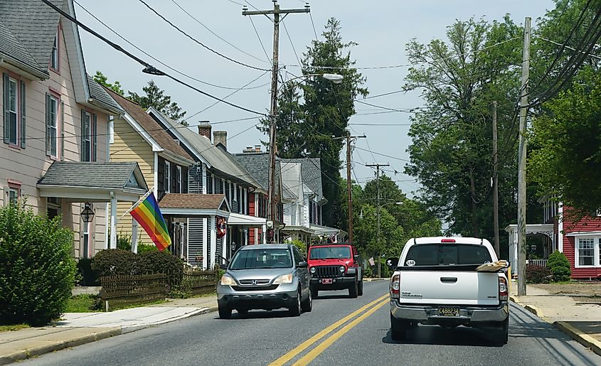 Main street in Milton, Delaware. Image credit Khairil Azhar Junos via Shutterstock.com