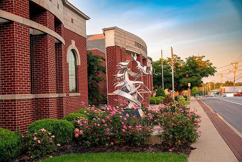 The City Hall in Shelbyville, Kentucky