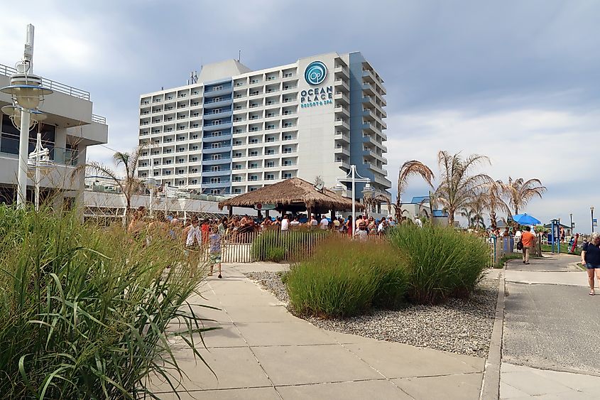 Ocean Place Resort & Spa on Ocean Blvd in Long Branch, New Jersey