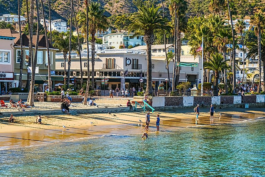 Avalon is on Santa Catalina Island, in the Channel Islands, off Los Angeles.