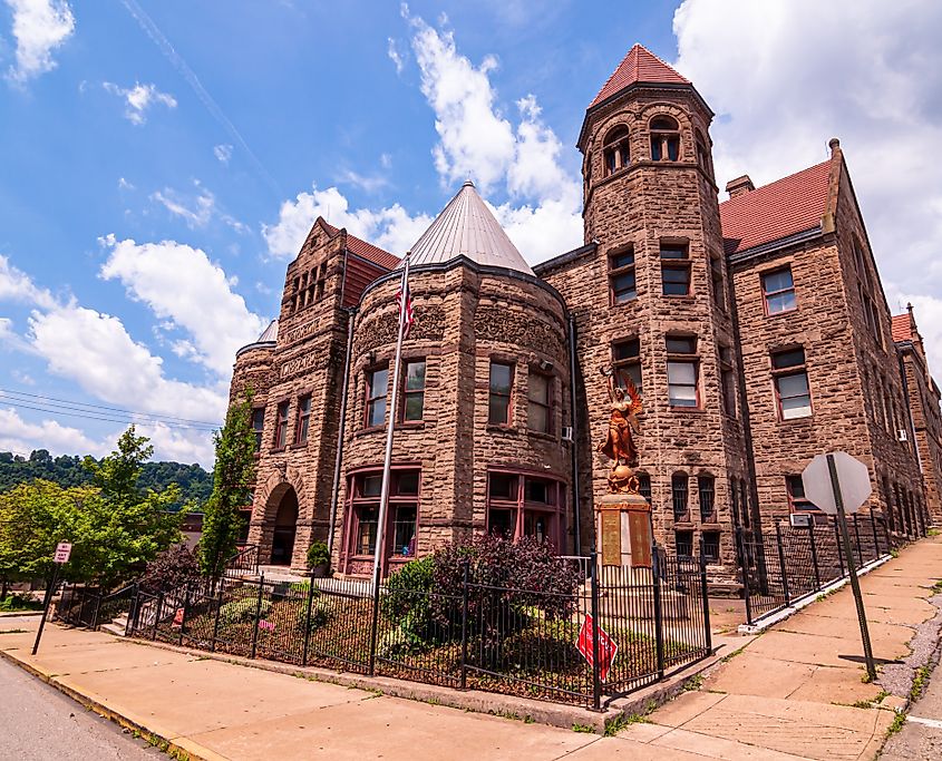 The Carnegie Library in Braddock, Pennsylvania.