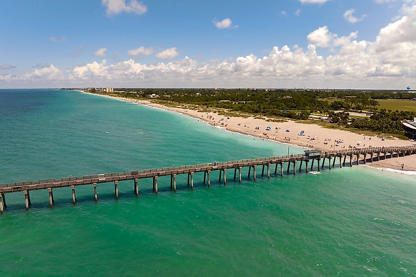 The fishing pier at Venice, Florida