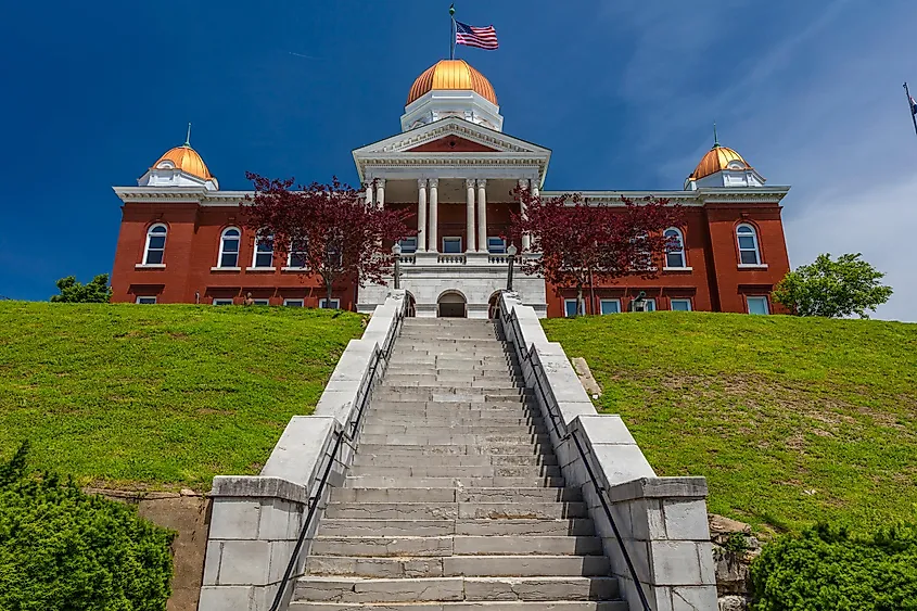 Gasconade Courthouse in Hermann, Missouri.