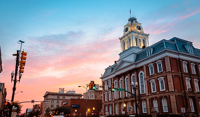 Indiana Pennsylvania old courthouse. 