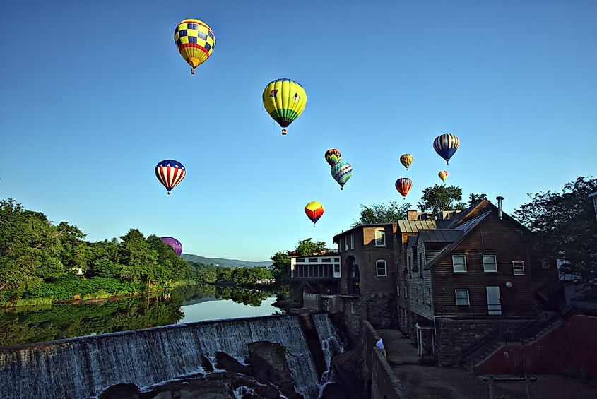 Quechee VT Hot Air Balloon Festival