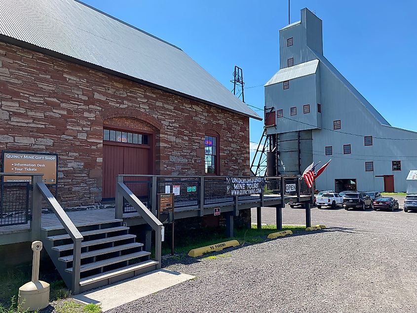 Quincy Mine Visitor Center and Shaft-Rock House