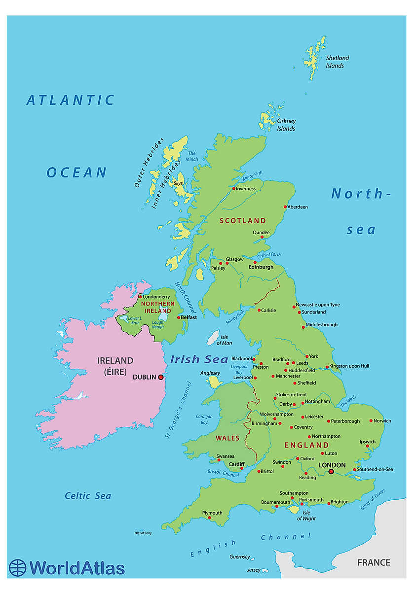Irish Sea - WorldAtlas