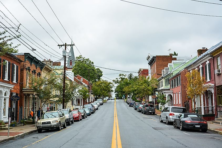 View of German Street in Shepherdstown, WV