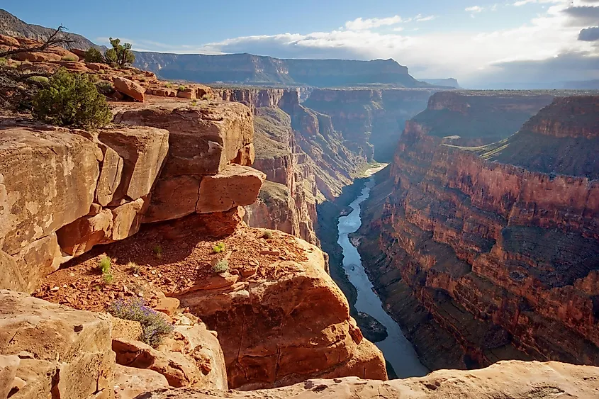 The Grand Canyon in Arizona.