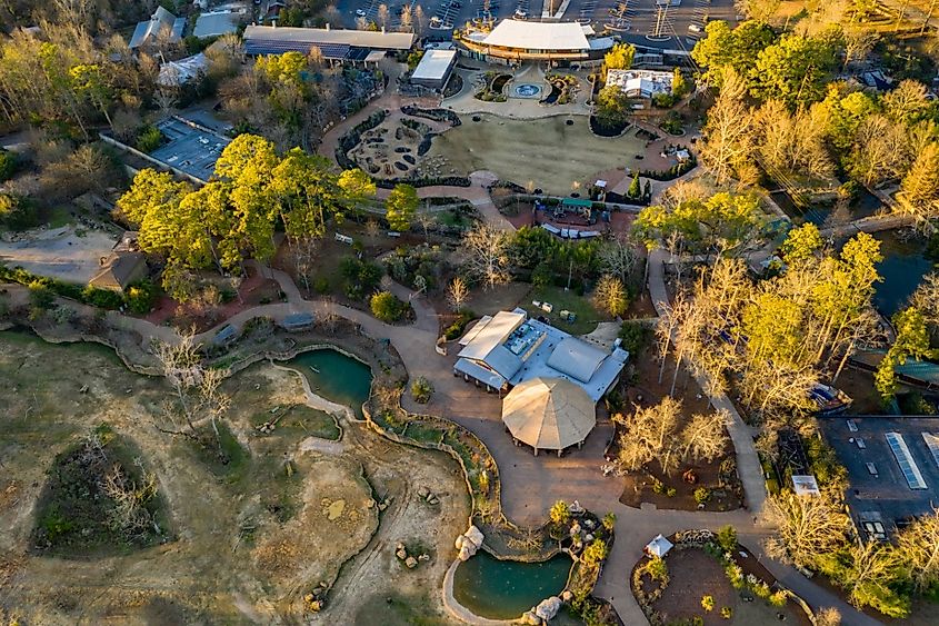 Overlooking Birmingham Alabama Zoo, Alabama.