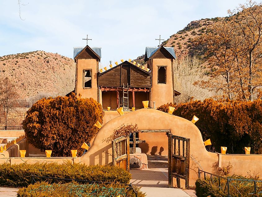 El Santuario de Chimayo in Chimayo, New Mexico.