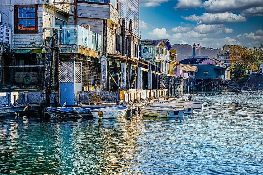 Beautiful waterfront in Monterey, California