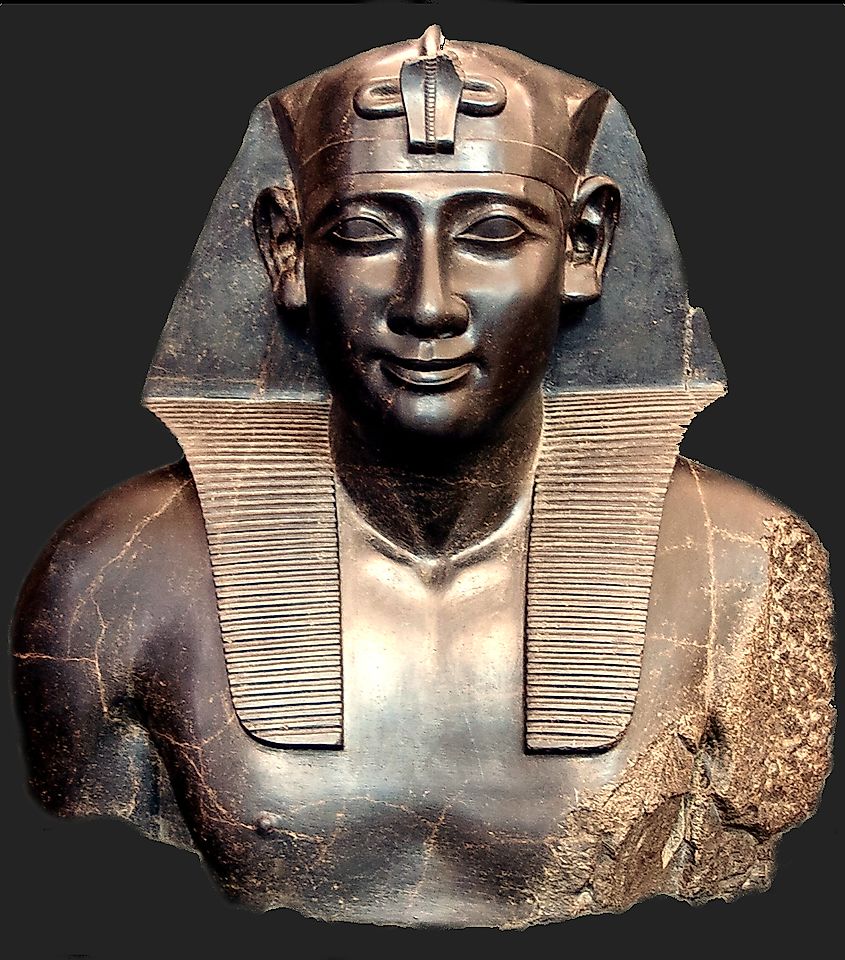 Ptolemy I as the Pharaoh of Egypt.