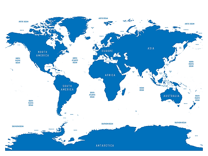 indian ocean map world