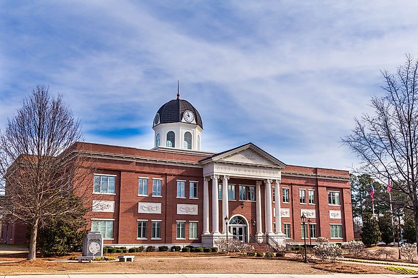 City hall building in Snellville, Georgia.