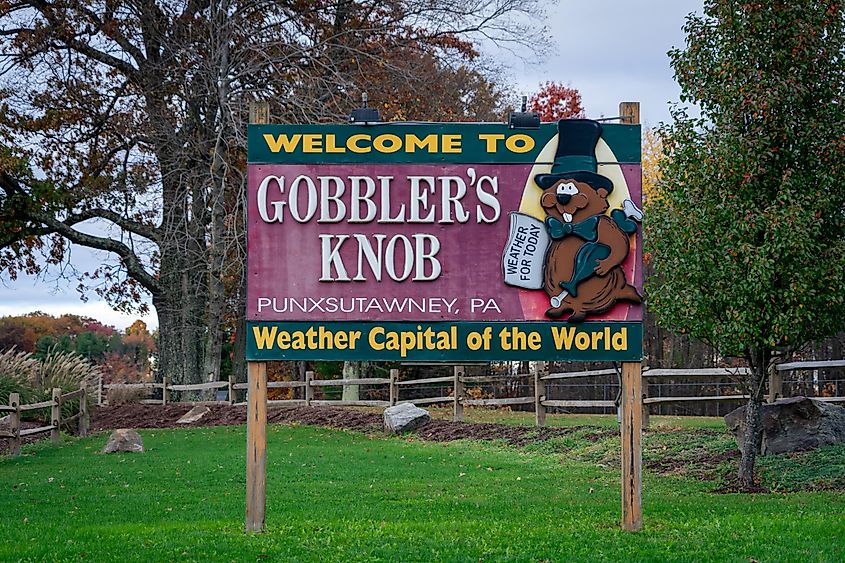 Gobbler's Knob in Punxsutawney, Pennsylvania