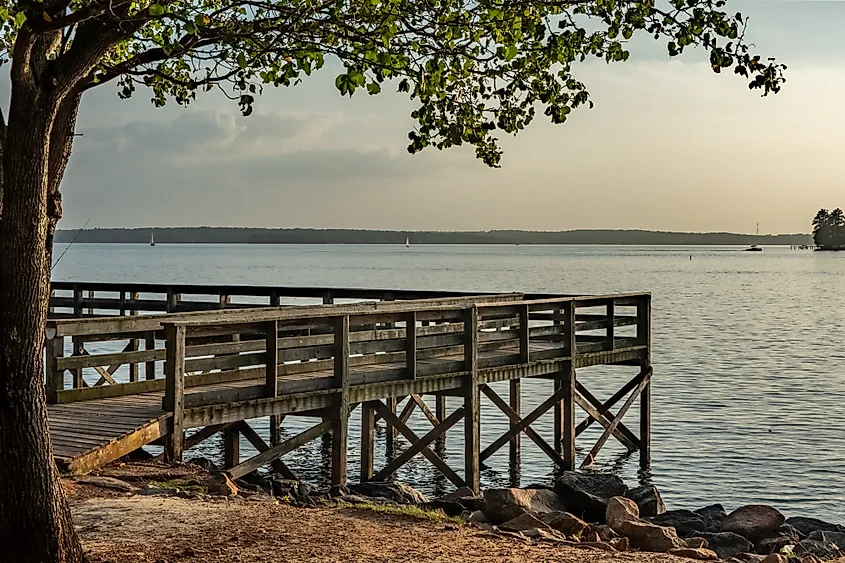 Lake Murray near Lexington, South Carolina