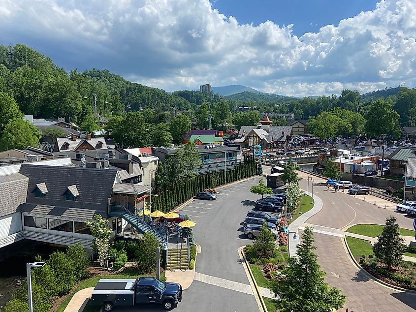 A beautiful day in Gatlinburg, Tennessee.