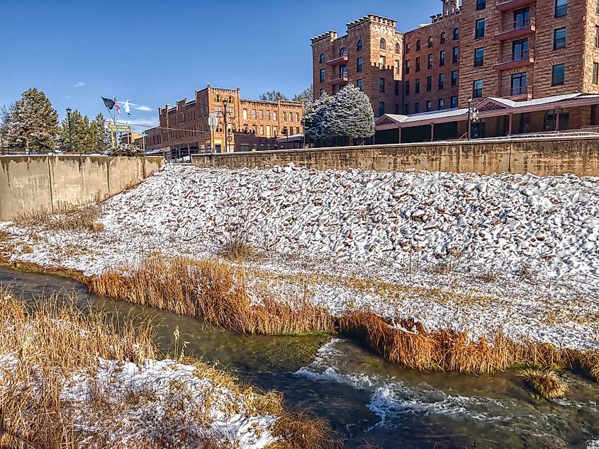 The Town of Hot Springs, South Dakota is Famous for its Mineral Springs and Mammoth Fossils.