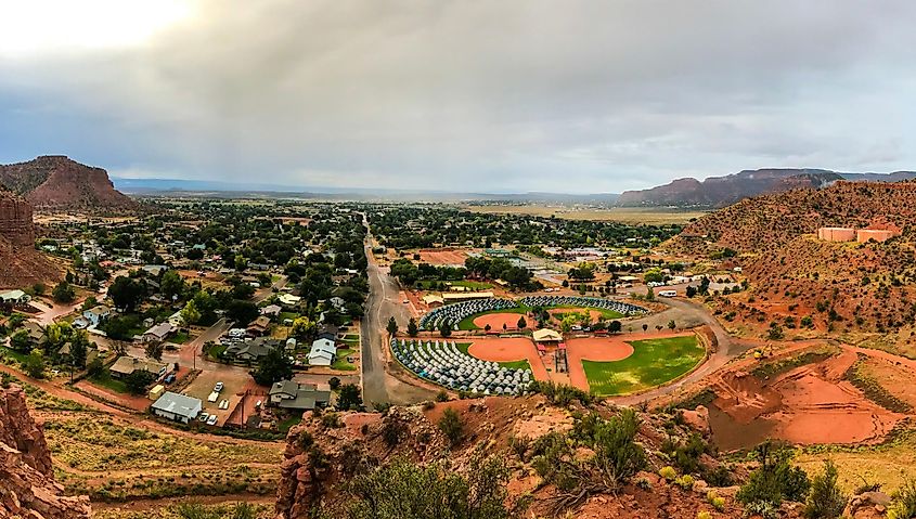 Overlooking Kanab, Utah.