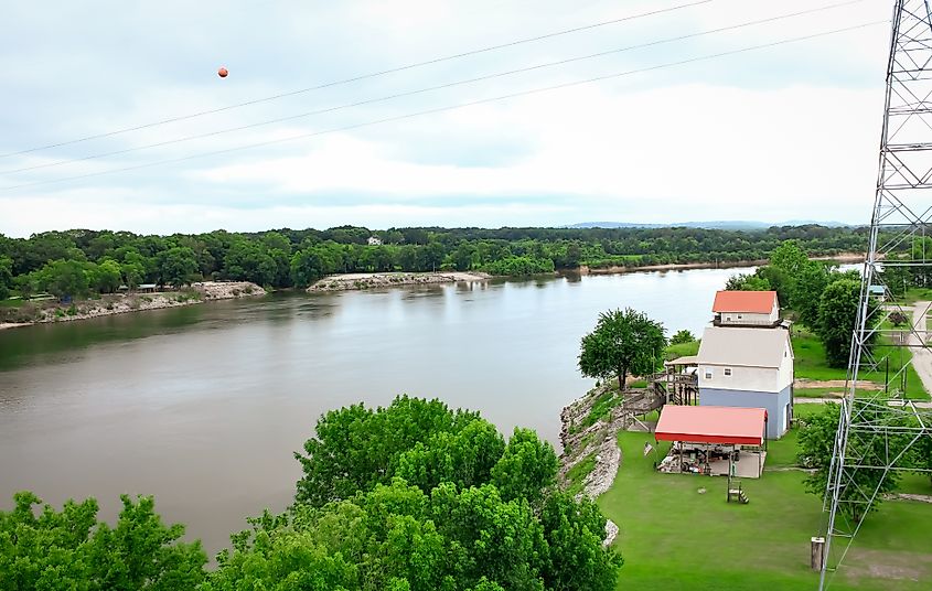 Tennessee River in Savannah, Tennessee.