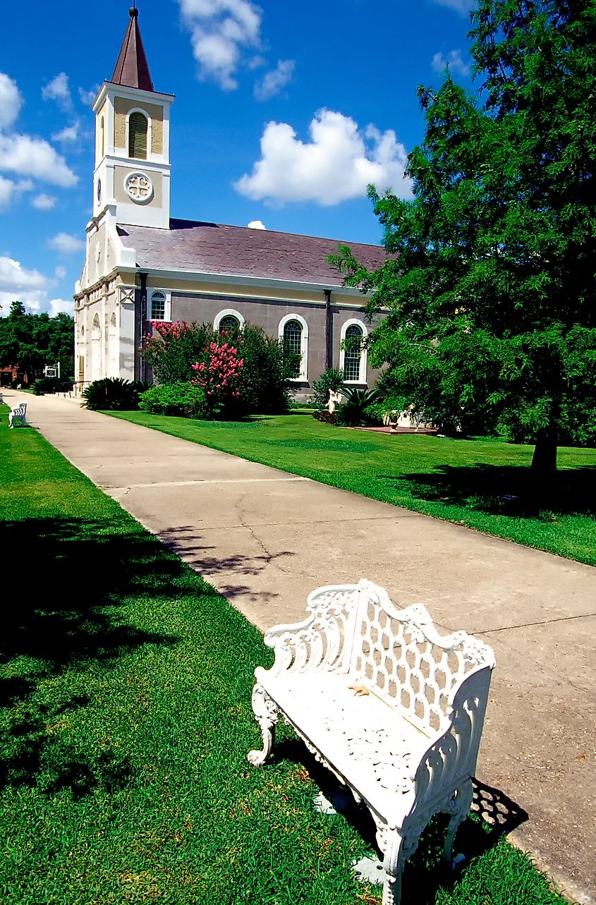 St. Martinville, Louisiana, USA, St. Martin de Tours Catholic Church. Editorial credit: Malachi Jacobs / Shutterstock.com