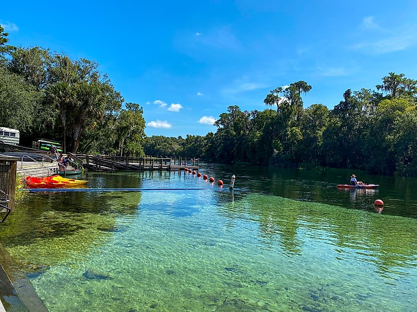 Scenic nature in Dunnellon, Florida