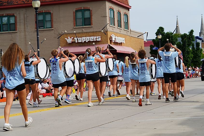 Freedom Fest parade in Sheboygan, Wisconsin