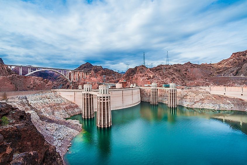 The Hoover Dam on the Colorado River