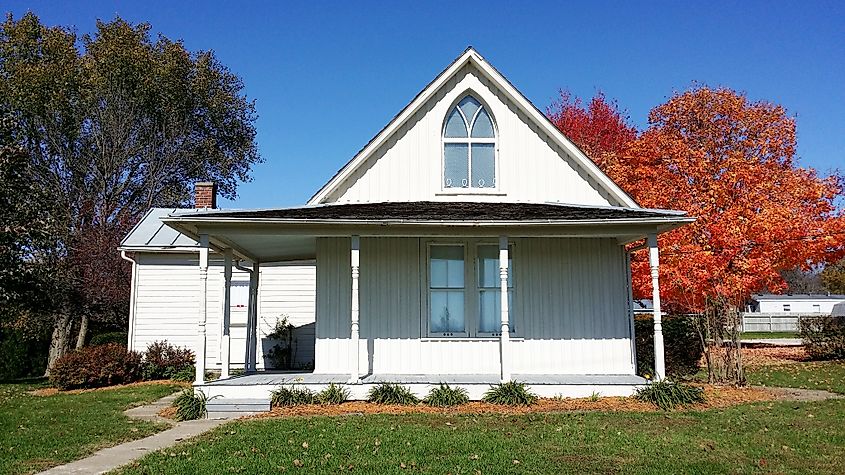 American Gothic House in Eldon, Iowa