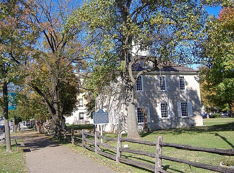 Old Capitol Building in Corydon, Indiana.