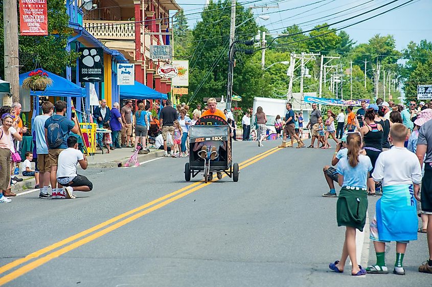 Soap Box Derby in Tannersville, New York