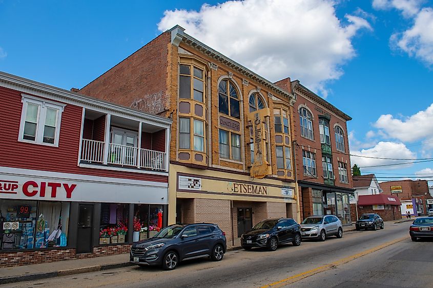 Broad Street in Central Falls, Rhode Island.